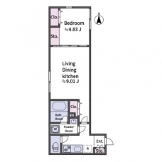 aLATO　OyamaⅡの間取り図