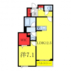 セルディーナ天神の間取り図