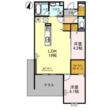 Belleville桜木町の間取り図
