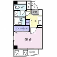 サンパレス稲荷町の間取り図