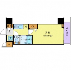 グローバン板橋の間取り図