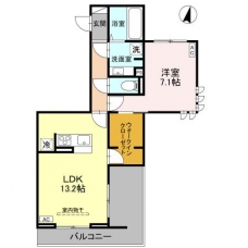 Bel cuore Yonoの間取り図