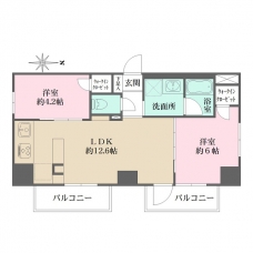 プライムアーバン西日暮里フロントの間取り図