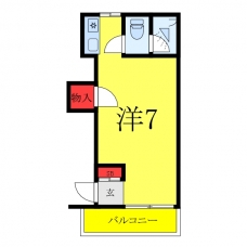 ハイツ藤の間取り図