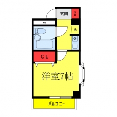 西片ハイツの間取り図