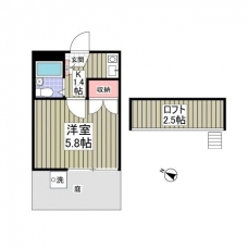ルフィ東川口の間取り図