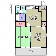 第１みゆきハイツの間取り図