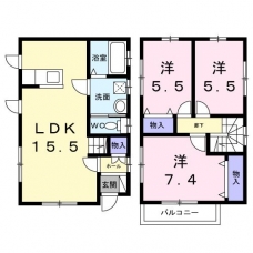 グランシティ　ラピスラズリの間取り図