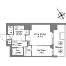 コンフォリア・リヴ上野の間取り図