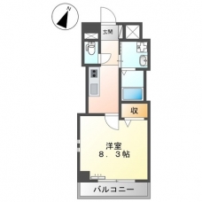 グレースタウン　ミソノの間取り図