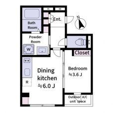 ラヴィエール上中里の間取り図