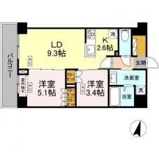 ロイジェント西新井の間取り図