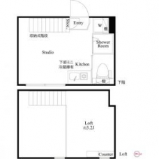 ハーモニーテラス王子神谷の間取り図