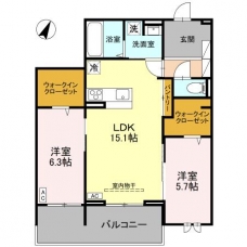 センカⅢの間取り図