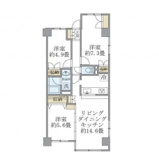 ＩＳＭ武蔵浦和の間取り図
