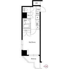 ヴェルト池袋の間取り図