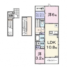 カーサ・プリ―トの間取り図