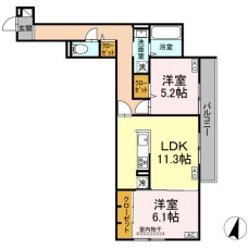 オードリーコートの間取り図