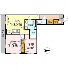 ラリュール小茂根の間取り図