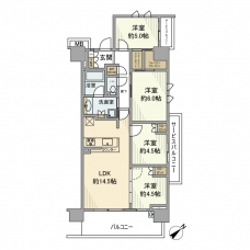 プレミスト王子神谷の間取り図