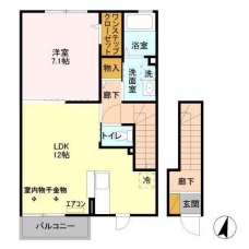 レジデンスフジミの間取り図