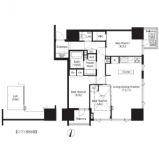 コンフォリア大宮の間取り図