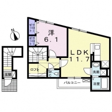 グリーンエミモの間取り図