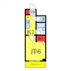 シティヴィラP＆Bの間取り図