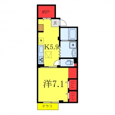 セピアコートMKの間取り図
