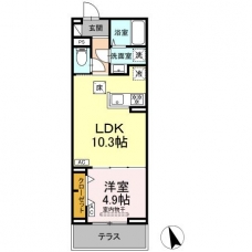 セレスティア池袋立教通りの間取り図