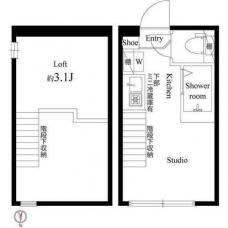 ハーモニーテラス仲宿の間取り図