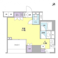 コンフォリア池袋ＤＥＵＸの間取り図