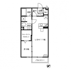 モナリエ平和台Ⅱの間取り図