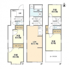 長崎４丁目貸家の間取り図