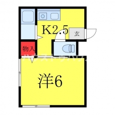 ラポールEASTの間取り図
