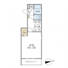 FERIO御徒町の間取り図