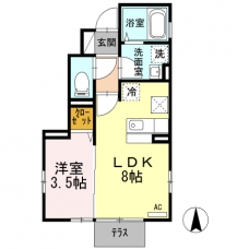 W.I.TパレスⅡの間取り図