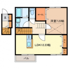 マイシティ上小町Ⅱの間取り図