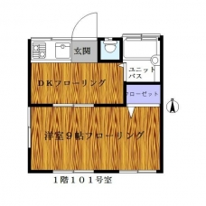 第１小林ハイツの間取り図