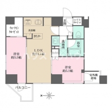 プライムアーバン西日暮里フロントの間取り図