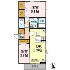 セジュール西台5の間取り図