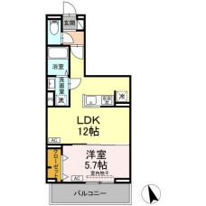 セレスティア池袋立教通りの間取り図