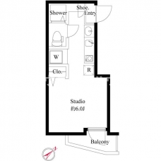 セレブラーレ町屋の間取り図