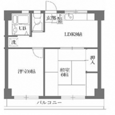 古澤マンションの間取り図