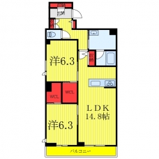 グランコートの間取り図