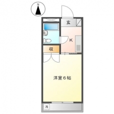 カーサ武蔵の間取り図