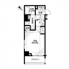 プレール・ドゥーク板橋区役所前の間取り図