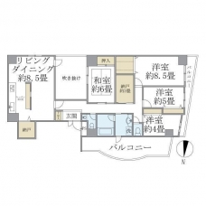 グリーンコートの間取り図