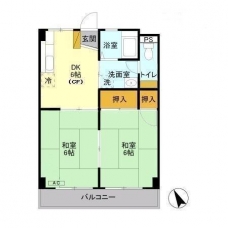ヴィラ松本の間取り図