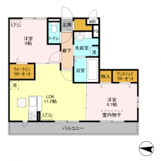 イー・エフ・ヴィラージュの間取り図